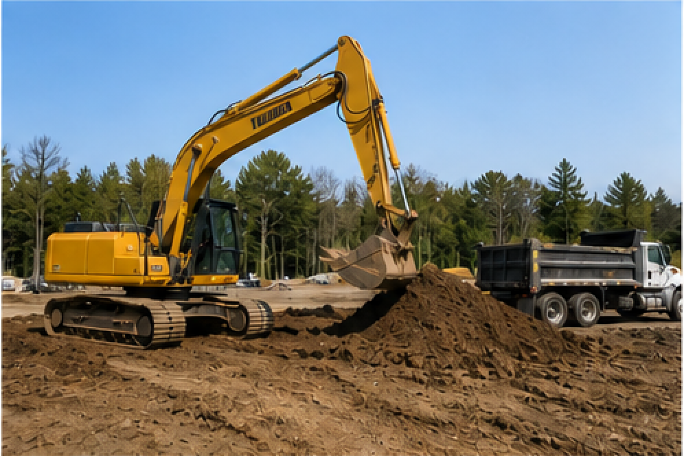 Site preparation and construction support